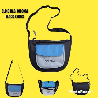 กระเป๋าสะพายไหล่ ปักลายโลโก้ Volcom Fuku สําหรับผู้หญิง