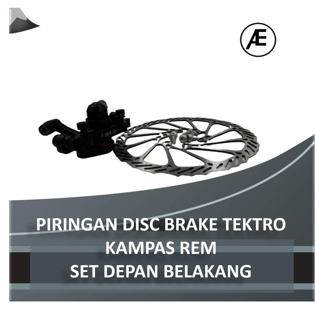 ADAMEVE ดิสก์เบรกจักรยาน TEKTRO BRAKE CAMP ชุดหลังด้านหน้า