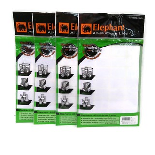 ป้าย Elephant All-Purpose Label ป้าย สติ๊กเกอ ร์อเนกประสงค์ ตราช้าง คละแบบ