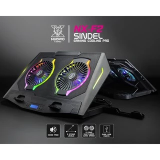 NUBWO พัดลมโน๊ตบุ๊ค พัดลมรองโน๊ตบุ๊ค RGB NX-F1 SUBZERO , NX-F2 SINDEL , NX-F3 ZONIX , NX-F4 COOLING PAD ประกันศูนย์ 2ปี