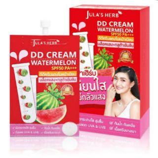 ครีมกันแดดแตงโม DD Cream watermelon spf50 PA+++ ( 6 ซอง)