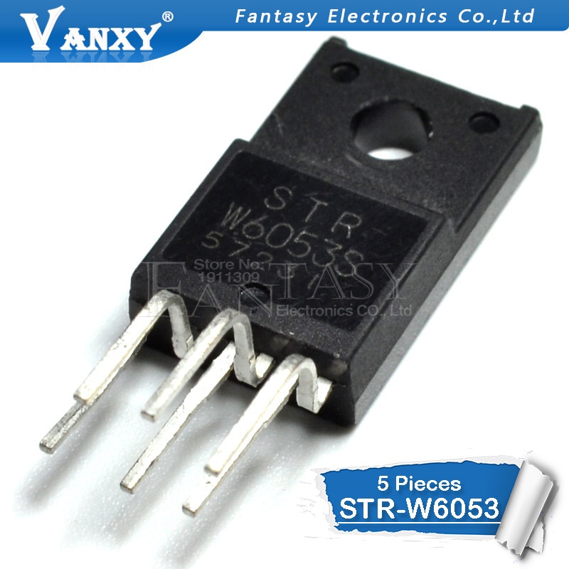 5PCS STR-W6053N STR-W6053 STR-W6053S TO220F-6 W6053N W6053S STR-W6052S STR- W6052S W6252 W6253 W6554