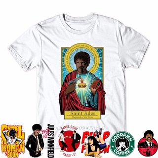 เสื้ 2020 เสื้อยืดแขนสั้น พิมพ์ลาย Pulp Fiction Saint jules แฟชั่นฤดูร้อน สําหรับผู้ชายS-5XL