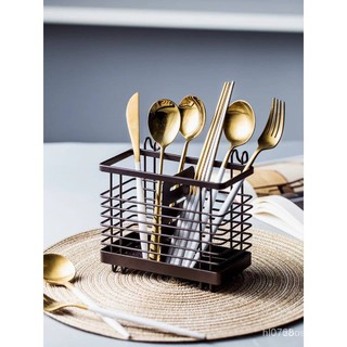 ที่ใส่ช้อนส้อม Household knife and fork tableware rack aluminum tableware rack