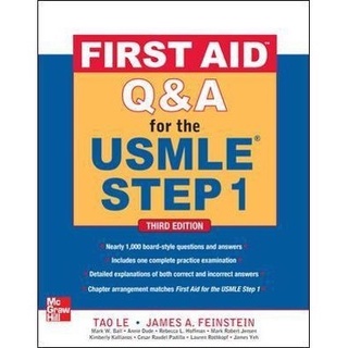 First Aid Q&amp;A for the USMLE Step 1, 3ed - ISBN 9780071744027