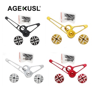 Aceoffix จักรยาน Chain Tensioner Pulley Roller Wheel ด้านหลัง Derailleur Guide Wheels สำหรับ Folding Bike