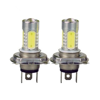 LED หลอดไฟ รถยนต์ H4 COB 4 LED Daylight  #171