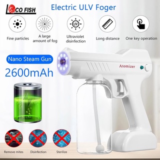 LOCO FISH สเปรย์ฆ่าเชื้อแบบไร้สายแบบชาร์จไฟได้ Blue Hand Sanitizer