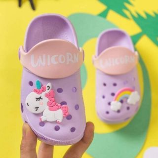 รองเท้าแตะEVA Unicorn สีม่วง size 15