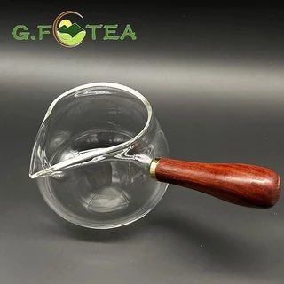 แก้วชงชา กาน้ำชา พร้อมที่กรองชา 公道杯 玻璃杯 玻璃茶漏