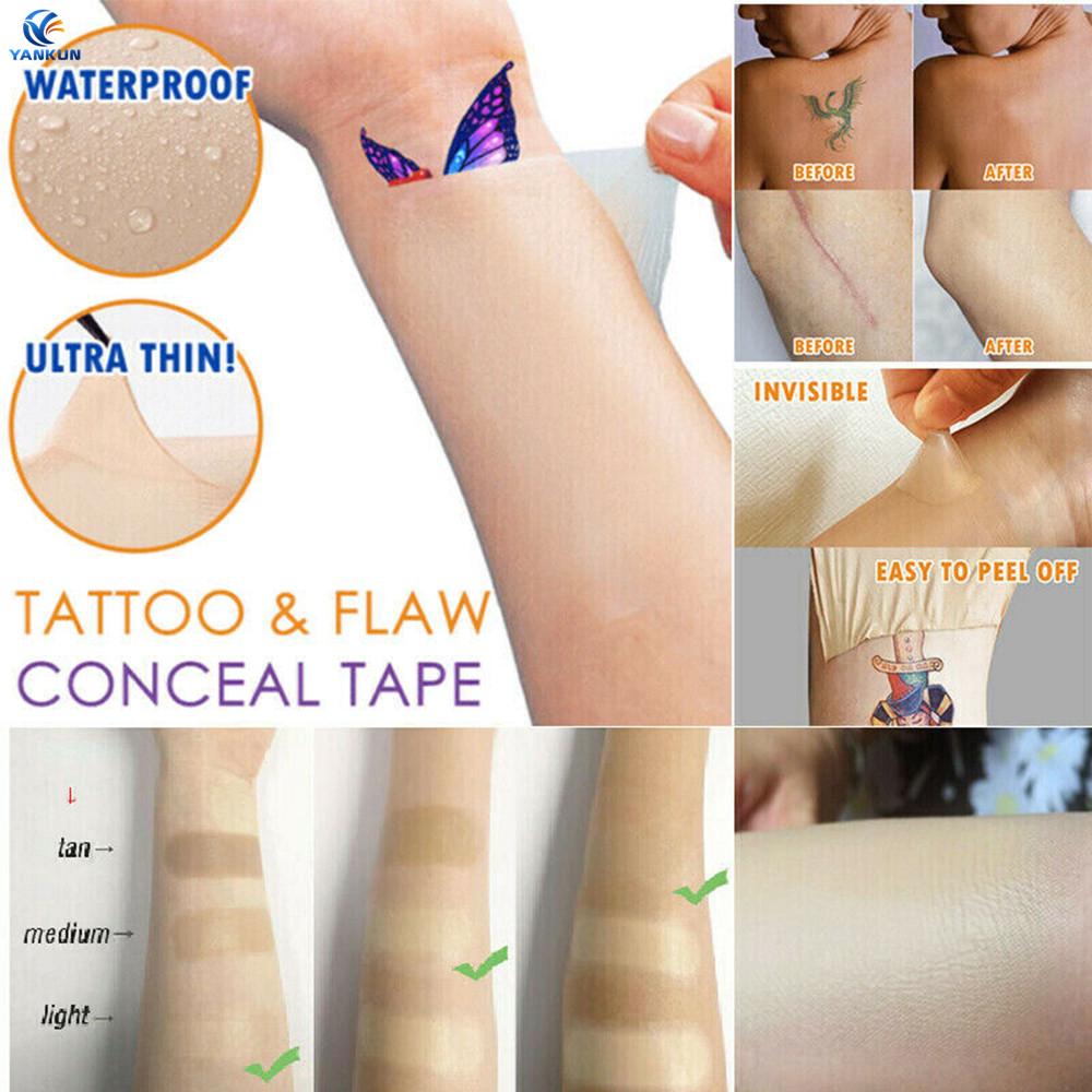 Tattoo Scar Flaw Concealing Tapes Tattoo Acne Cover Up Compression Ultra Thin