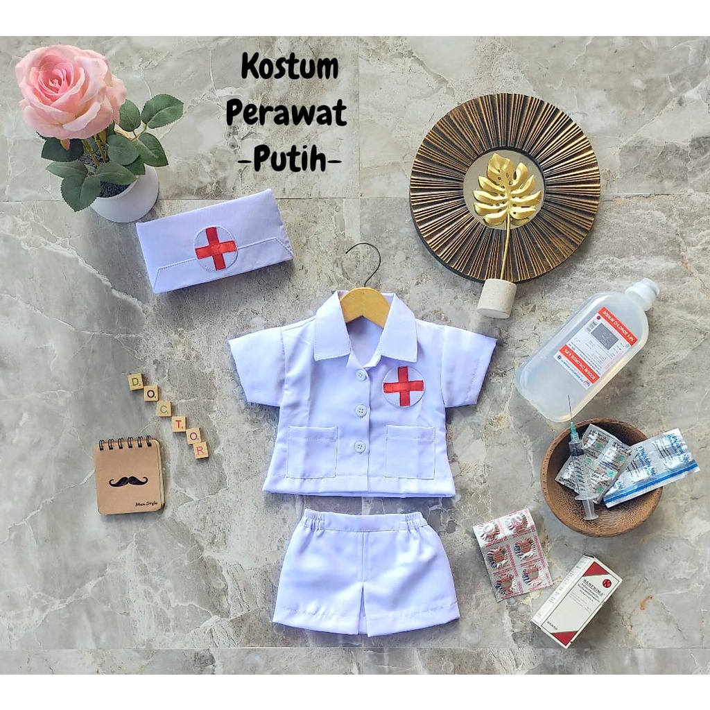 JUNIOR DOCTOR COSTUME / เสื้อผ้า NURSE / JUNIOR NOURS / CHILDRENS PROFESSIONAL COSTUMES (พร้อมสต็อก)