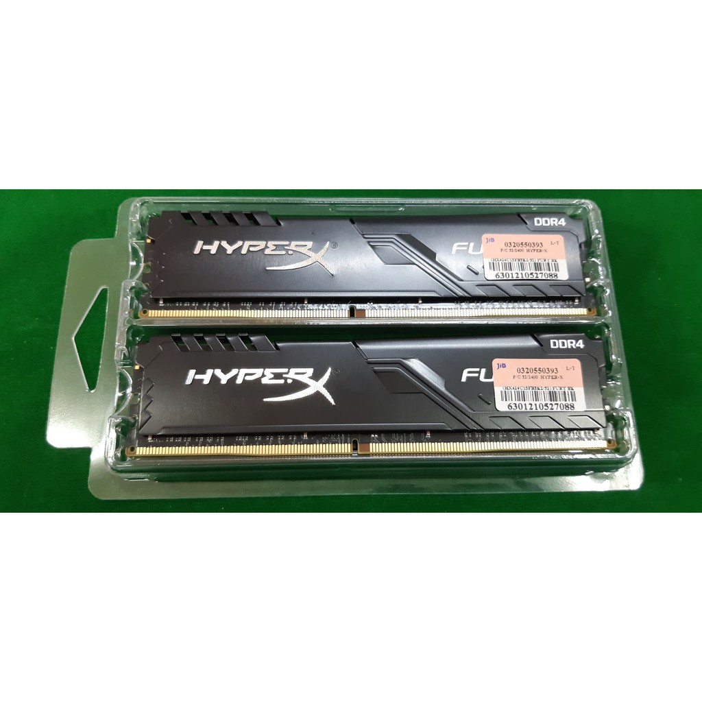 RAM PC KINGSTON HyperX FURY BLACK 32GB (16GBx2) DDR4/2400 (HX424C15FB3K2/32)