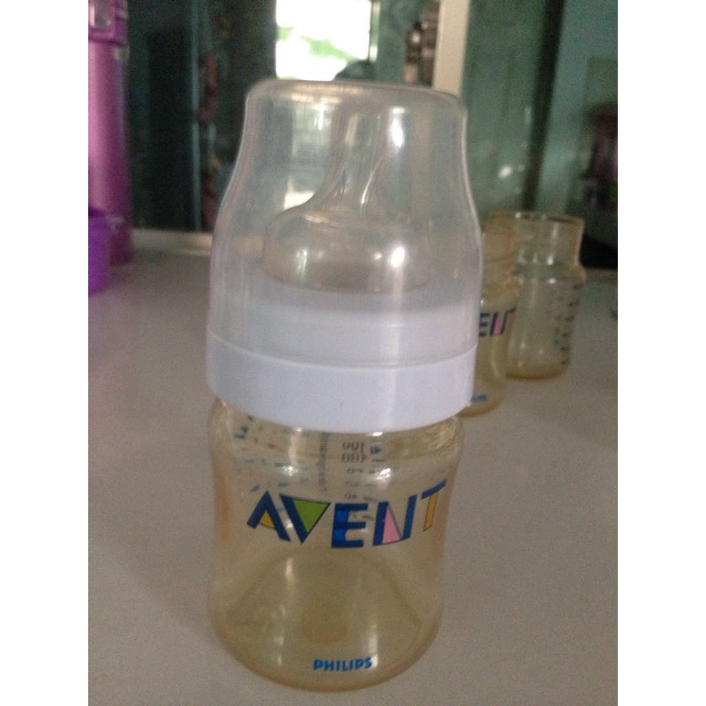 ขวดนม AVENT Classic PES 4 oz สีชา