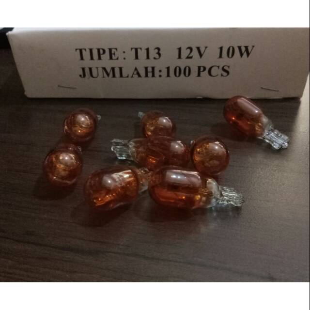 หลอดไฟเลี้ยว t13 สีส้ม