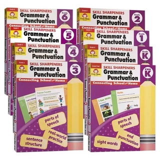 Evan-Moor Skill Sharpeners Grammar &amp; Punctuation PreK/Grade K/Grade 1/Grade 2/Grade3 🚛 In Stock