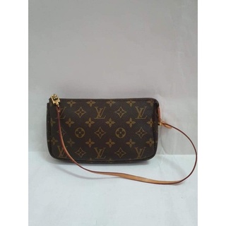 Lv pochette แท้สายหนังสั้นแทนสายโซ่ยาวDC96แถมฟรีที่จัดระเบียบจัดทรงกระเป๋า