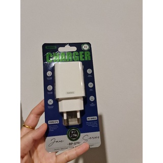 พร้อมส่ง หัวชาร์ทไว 20 วัตต์ remax charger rp-u70 type-c pc shellหัวชาร์ท type-c