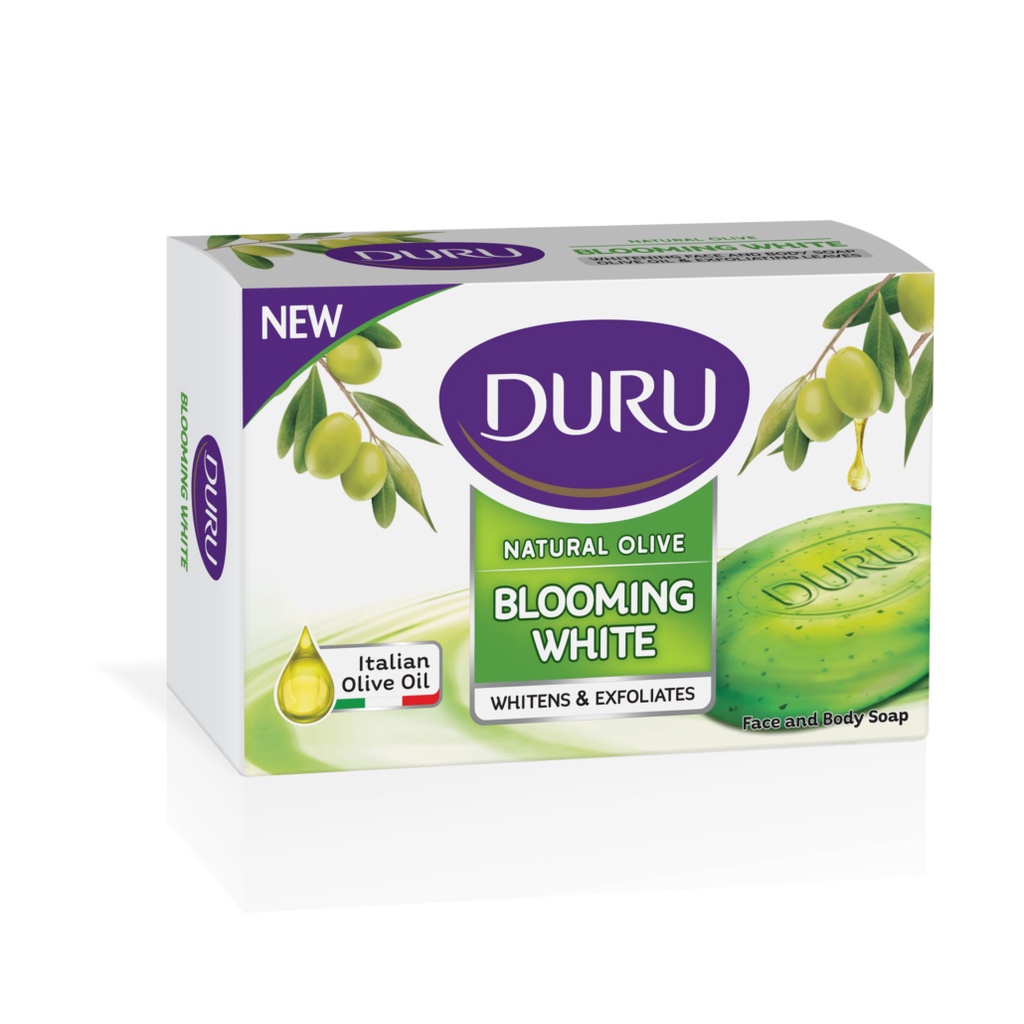 ดูรู สบู่ก้อน_DURU NATURAL OLIVE BAR SOAP 90/140 g.