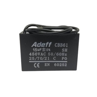 CAPACITOR คอนเดนเซอร์ คาปาซิเตอร์ แคปรัน แคปสี่เหลี่ยม 15UF 450V.AC