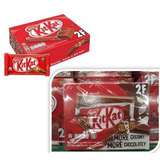 *พร้อมส่ง* คิทแคท ช็อคโกแลตนม สอดไส้เวเฟอร์ ขนาด 17กรัม แพ็คละ24แท่งKit Kat Chocolate wafer+ จัดส่งเร็ว🚛💨