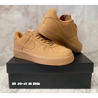 รองเท้า Nike AF1 รองเท้าหนังแฟชั่นลำลอง