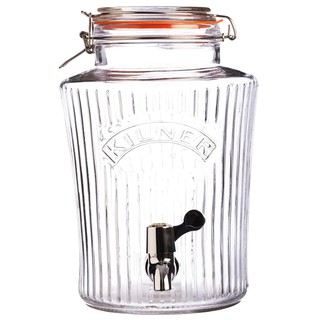 KILNER โหลแก้วพร้อมก๊อก คิลเนอร์ สไตล์วินเทจ ขนาดบรรจุ 5 ลิตร รุ่น 0025.407 ขนาด 19.0 x 25.0 x 30.0 ซม. / KILNER Vintage