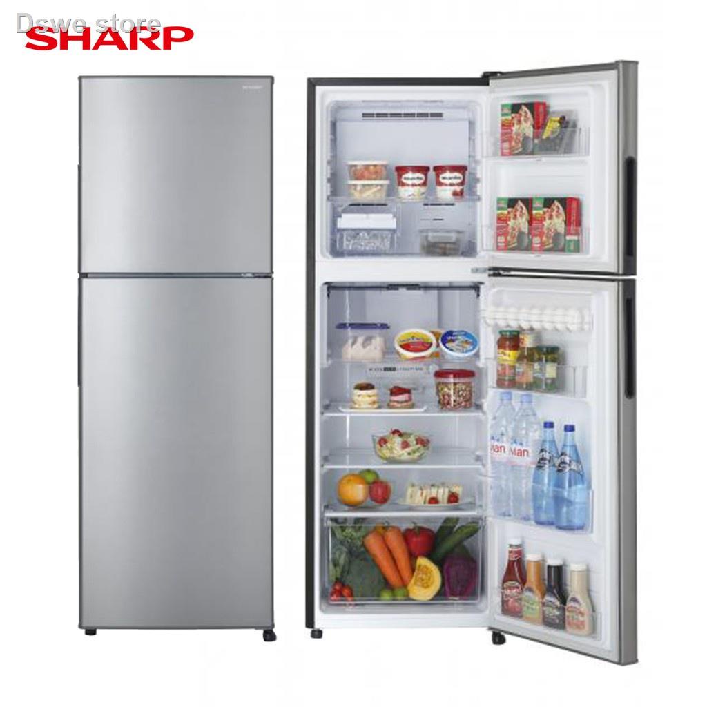 การเคลื่อนไหว50%♟▨□💥พร้อมส่ง💥 SHARP ตู้เย็น 2 ประตู 7.9 คิว รุ่น SJ-Y22T-SL - สีเงิน