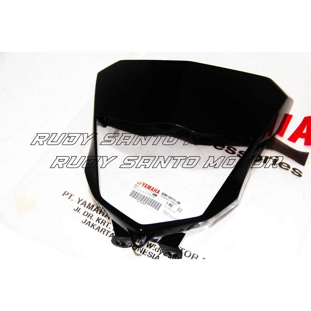 ฝาครอบไฟหน้าสีดํา B3M1 WR155 B3M-H411-00 สีดําต้นฉบับ