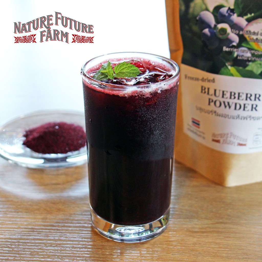 🫐 ผงบลูเบอร์รี่อบแห้งฟรีซดรายแท้ 100% (No Sugar / 150g) | Premium Freeze Dried Blueberry