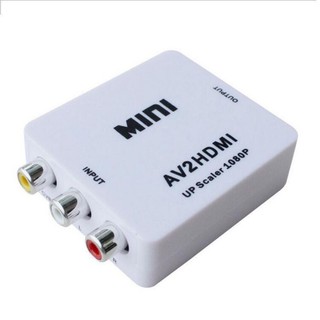 Mini ตัวแปลงสัญญาณ AV TO HDMI Converter HD 1080P AV TO HDMI