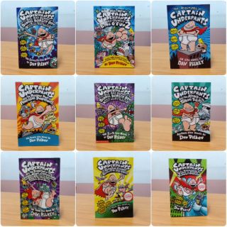 (มือสอง) Captain Underpants กัปตันกางเกงใน #เลขตัวเลือกไม่ได้เรียงตามลำดับเล่มนะคะ