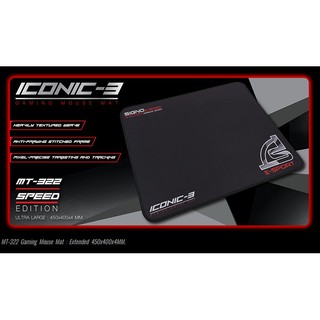 แผ่นรองเมาส์ SIGNO E-Sport ICONIC-3 Gaming Mouse Mat รุ่น MT-322