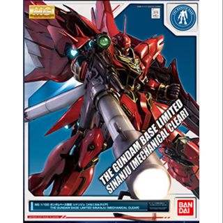 MG 1/100 MSN-06S Sinanju [Mechanical Clear] Gundam Base Tokyo Limited