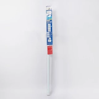 WSP ราวแขวนม่านอลูมิเนียมสีขาวแบบตรง ยืดขยายได้ 2 ทิศทาง - ไม่ต้องเจาะผนัง (มีหลายขนาดให้เลือก)