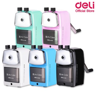 เครื่องเหลาดินสอตั้งโต๊ะ Deli 0620 Pencil Sharpener กบเหลาดินสอแบบยืดโต๊ะ  กบ กบเหลาดินสอ เครื่องเหลาดินสอ