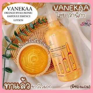 โลชั่นวานีก้า Vanekaa Orange Hyaluronic Acid Ampoule Essence Lotion