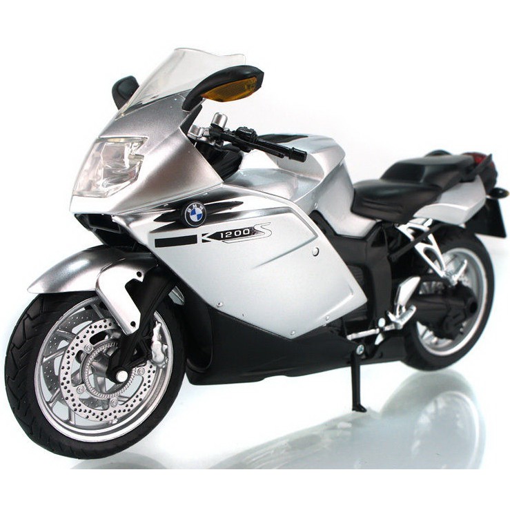 โมเดล มอเตอร์ไซค์ ซุปเปอร์ไบค์ 1:12 Model BMW K 1200 S Motorcycle model Silver JOY CITY Motorsport S