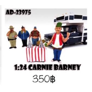 AMERICAN DIORAMA 1:24 TRAILER PARK - CARNIE BARNEY