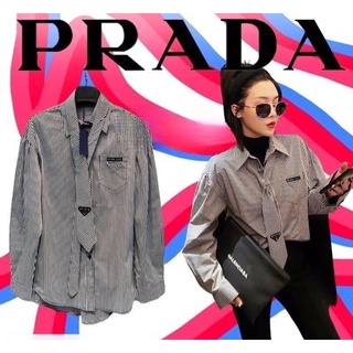 เสื้อเชิ้ต PRADA + เนคไท Colletion 2022SS