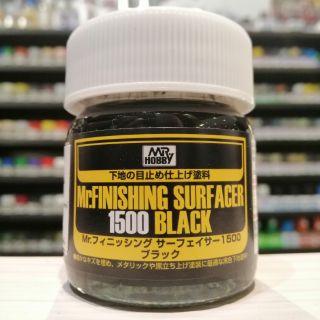 สีรองพื้น Mr.FINISHING SURFACER 1500 BLACK  (สีดำ)​