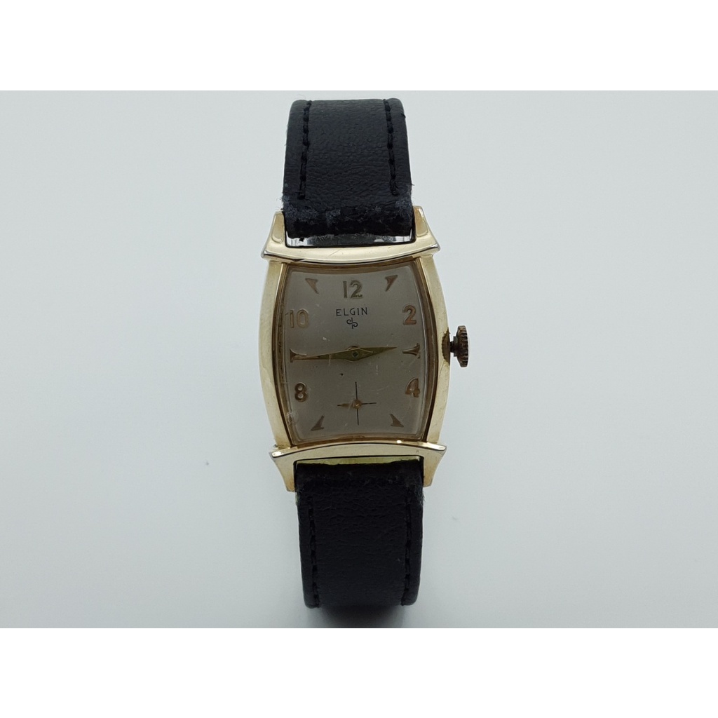 นาฬิกา ELGIN MEN'S VINTAGE 17 JEWEL USA MECHANICAL 10K NO.122 (ไขลาน)