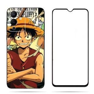 เคสโทรศัพท์มือถือกระจกนิรภัย ป้องกัน ลาย One Piece สําหรับ Infinix Note 12 Pro 5G X671B 6.7 นิ้ว