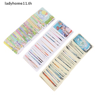 Onelady ไพ่ทาโรต์คริสตัล ยูนิคอร์น ไกด์ไพ่ทาโรต์ -Divination Oracle Tarot Deck Board Game