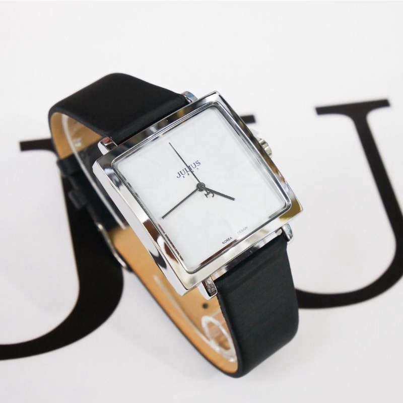 Julius JA-354 นาฬิกาจูเลียส ja 354 black นาฬิกาแบรนด์เนม นาฬิกาเกาหลี นาฬิกาแฟชั่น รุ่น ja-354 สีดำ