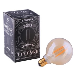 หลอด LED LAMPTAN VINTAGE GLOBE 4 วัตต์ WARMWHITE E27