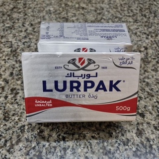 เนยสด LURPAK ขนาด 500 กรัมนำเข้าจากเดนมาร์ก เนยจืด Fat 82%