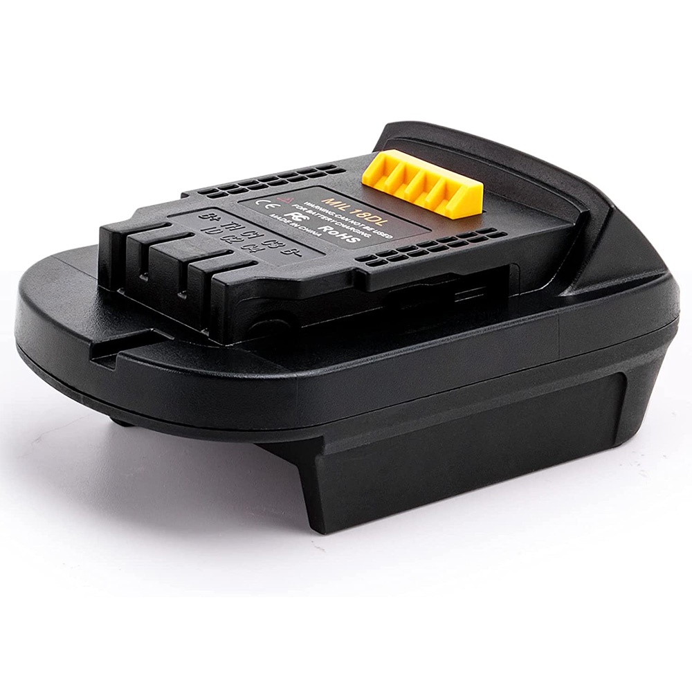MIL18DL อะแดปเตอร์แบตเตอรี่สําหรับ Milwaukee M18 18V แบตเตอรี่ Li-ion แปลงสําหรับ Dewalt 18V 20V Li-ion แบตเตอรี่เครื่องมือ