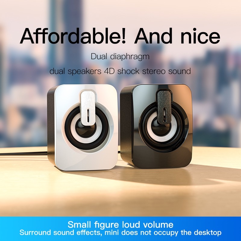 𝓚𝓣 LG ลำโพงคอม Gaming Speaker Stereo DN-A2 ลำโพงคอมพิวเตอร์ Speaker ลำโพงคอมเบสหนัก ลำโพงคอมจิ๋ว