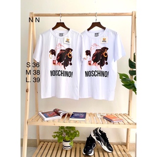 moschino เสื้อยืดแขนสั้น